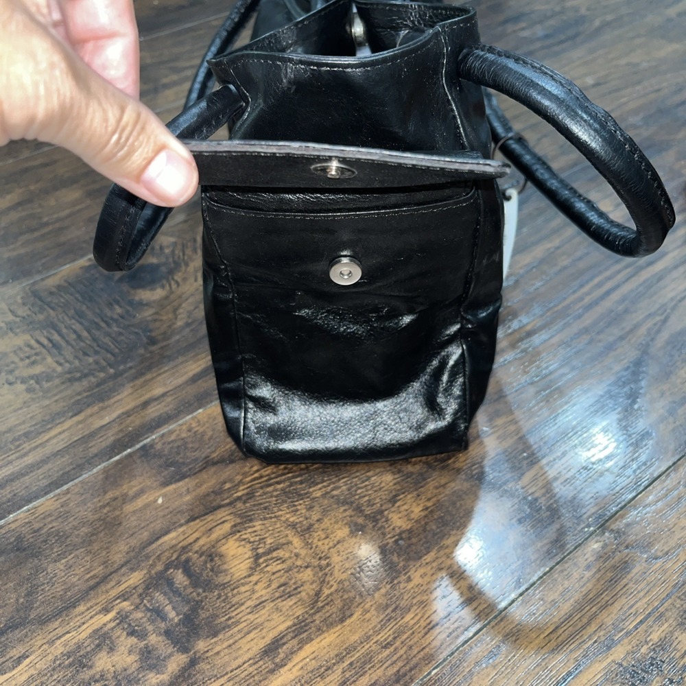 Lot of 3 Leather Handbags Made in India Boutique Closure NWT Purse Set - Picture 10 of 13